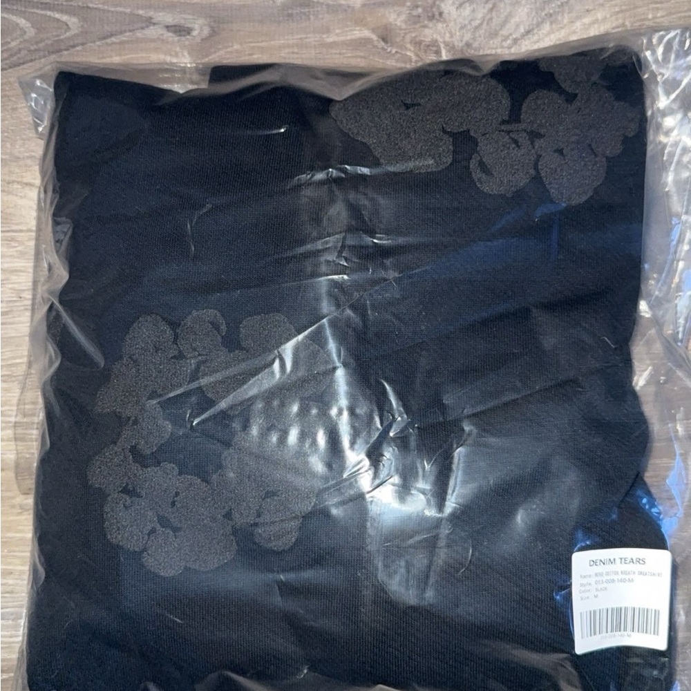 Denim Tears Men's Black Cardigan Sweater